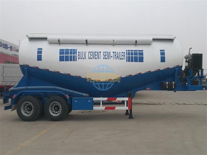 30m3 2-axles bulk cement semi trailer