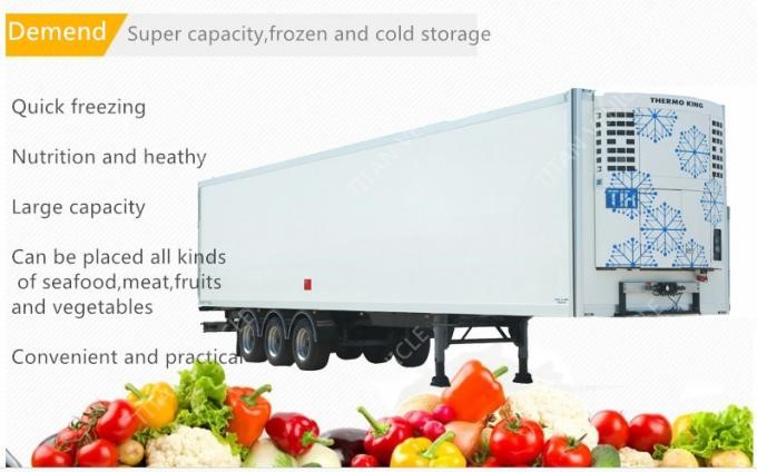 High Quality Semi Trailer 20ft 40ft 53ft refrigerated truck trailer