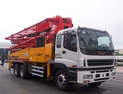 46m pump used ISUZU-SANY Concrete pump truck