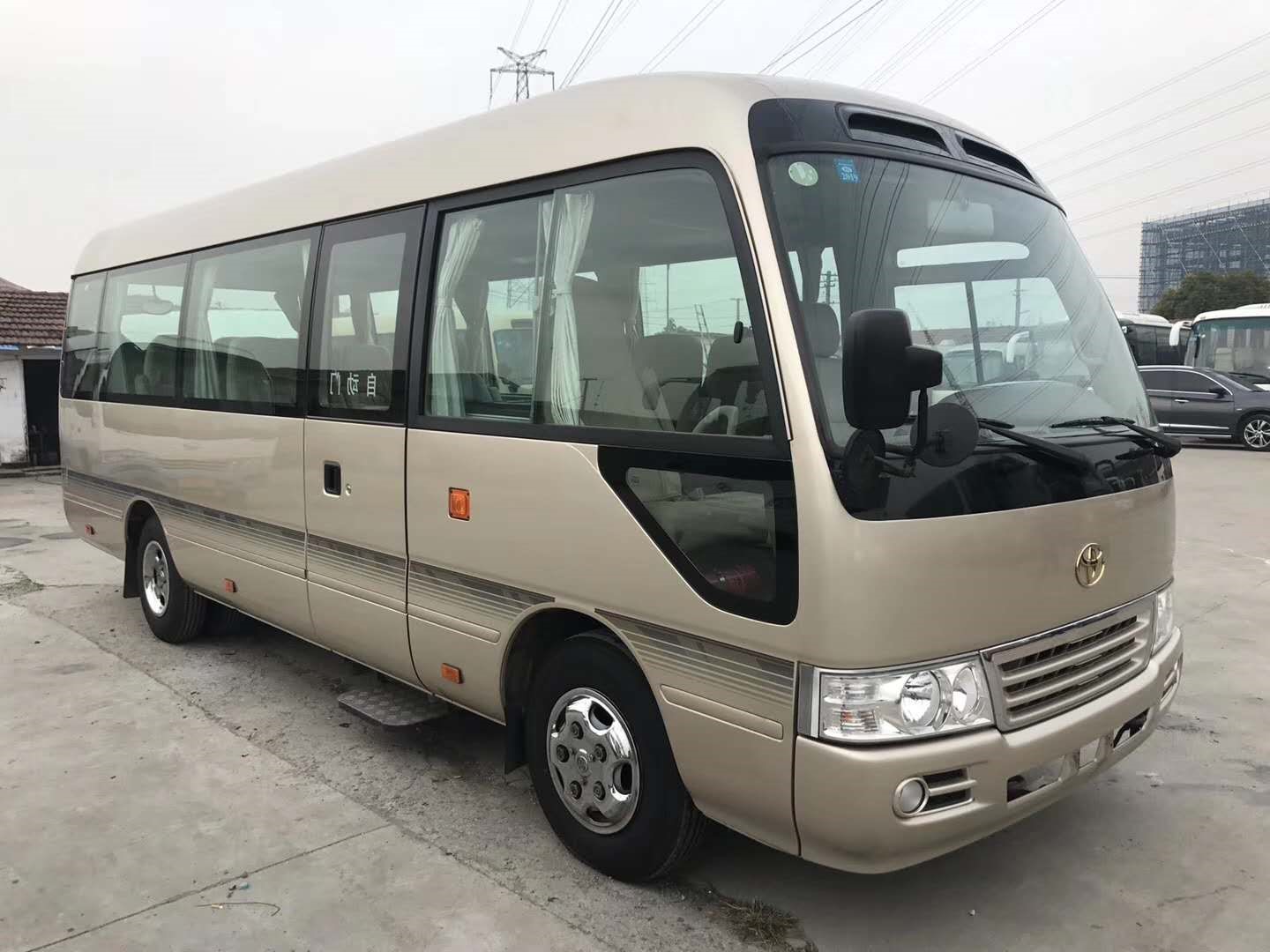 130 Km/H Max Speed Second Hand Coaster Toyota Brand Gasoline Fuel With 19 Seats