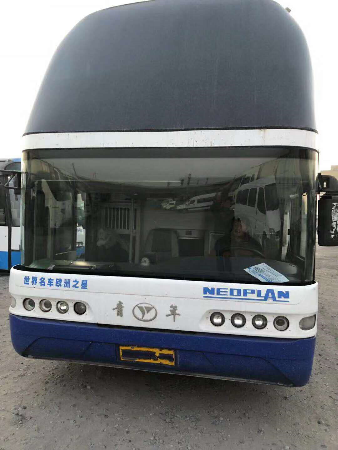 Exempted From inspection! 2012 year Youngman 50 seats One Layer Luxurious Used Second Coach Bus  Awesome Price