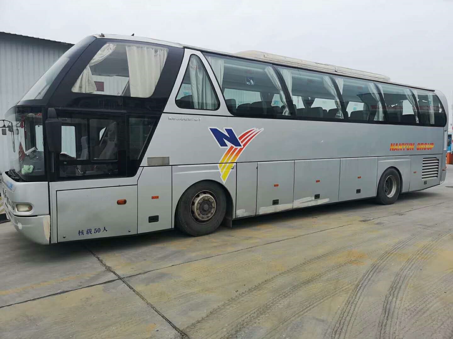 2013 year 50 seat  China V Used Coach buses Youngman Brand  Double Auto Door with great airbag
