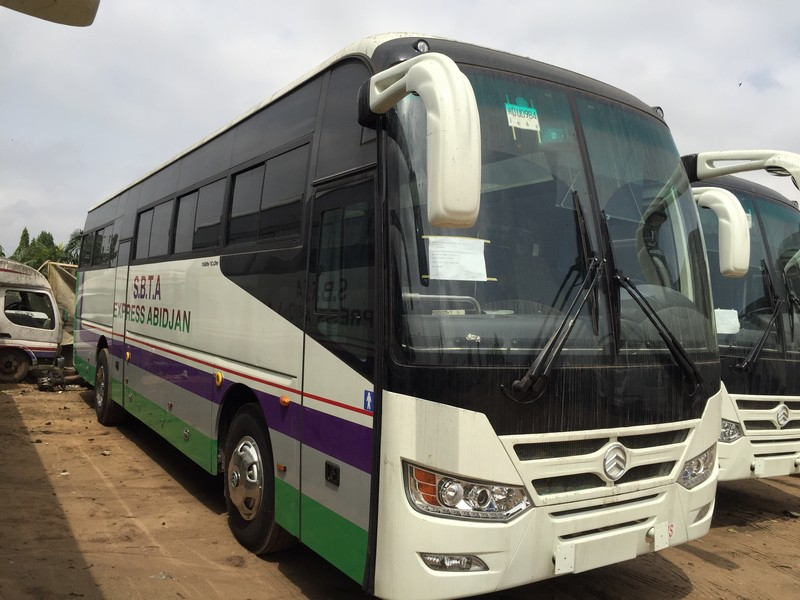 Big Market Second hand 48 Seats Golden Dragon Brand USED Coach Bus 2011 Year 300HP For Sale