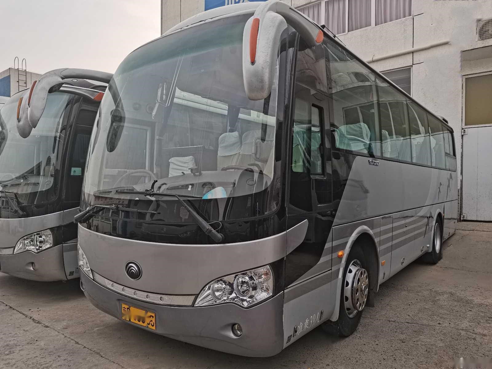 Used Yutong Buses ZK6107 39 Seats Left Hand Drive Rear Engine Airbag Chassis Passenger Bus Euro III Used Coach Buses with AC