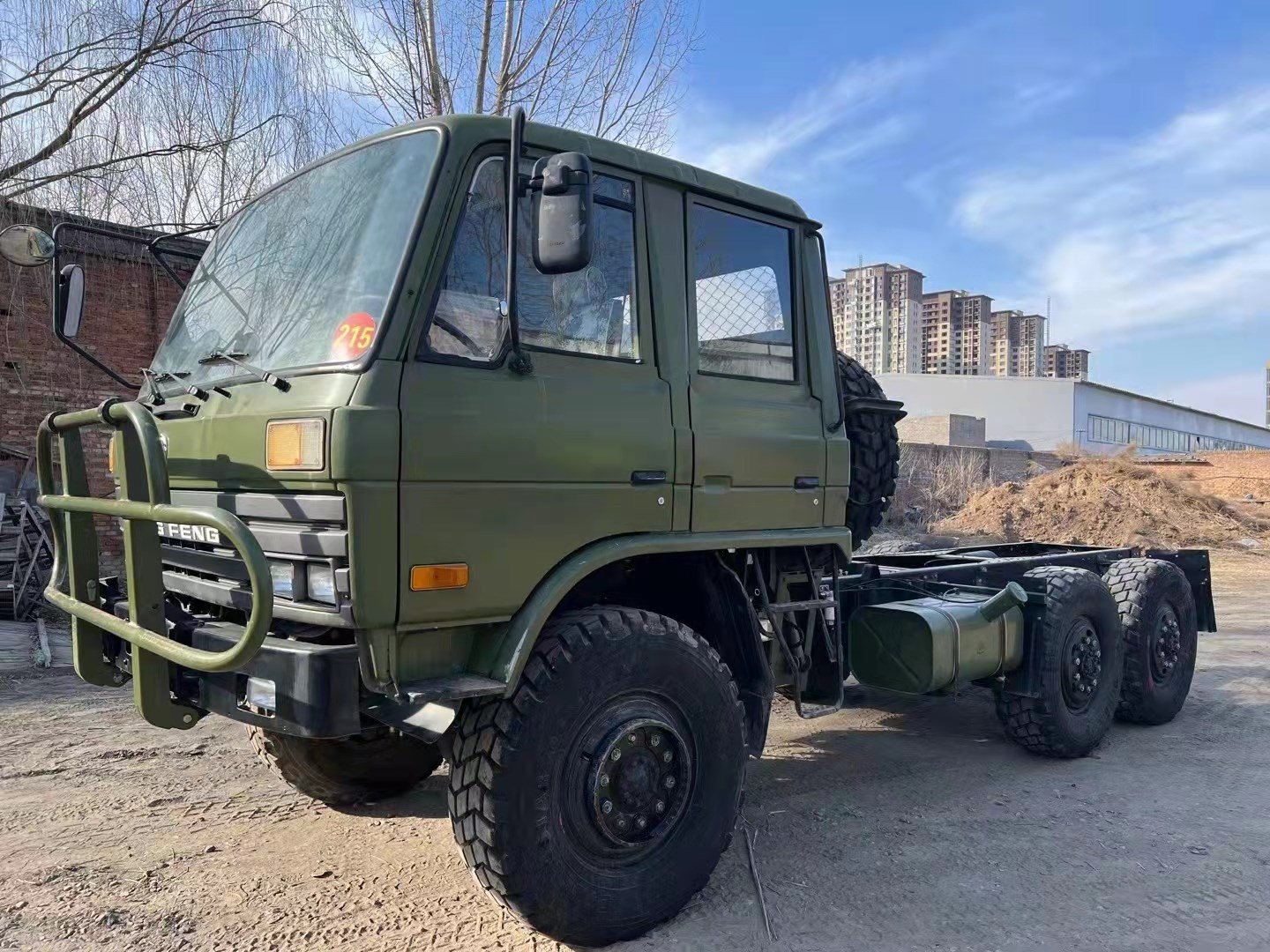 Truck Chassis 6*6 Used Full Drive Truck 160hp Left Hand Drive