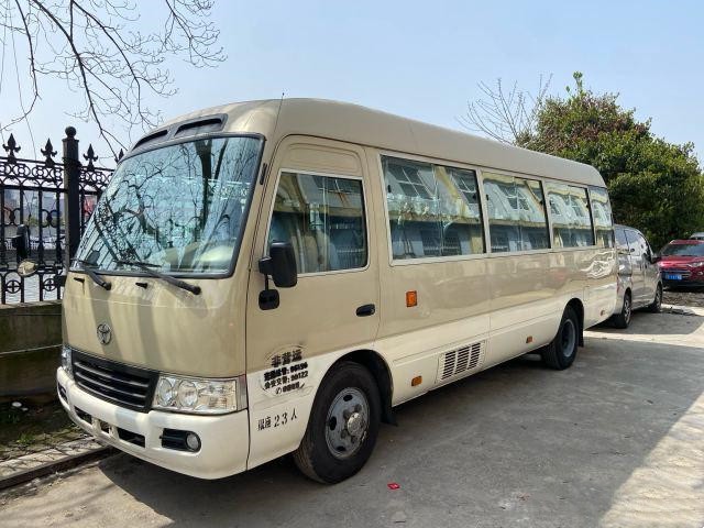 Used Toyota Coaster Mini Bus in 2011 year Used Diesel Manual Operated Door Buses Used Luxury Bus with 23 Seats