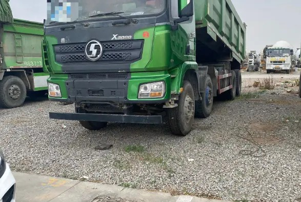 Used Commercial Trucks 8×4 430hp Weichai Engine Second Hand SHACMAN D'LONG X3000 Dump Truck