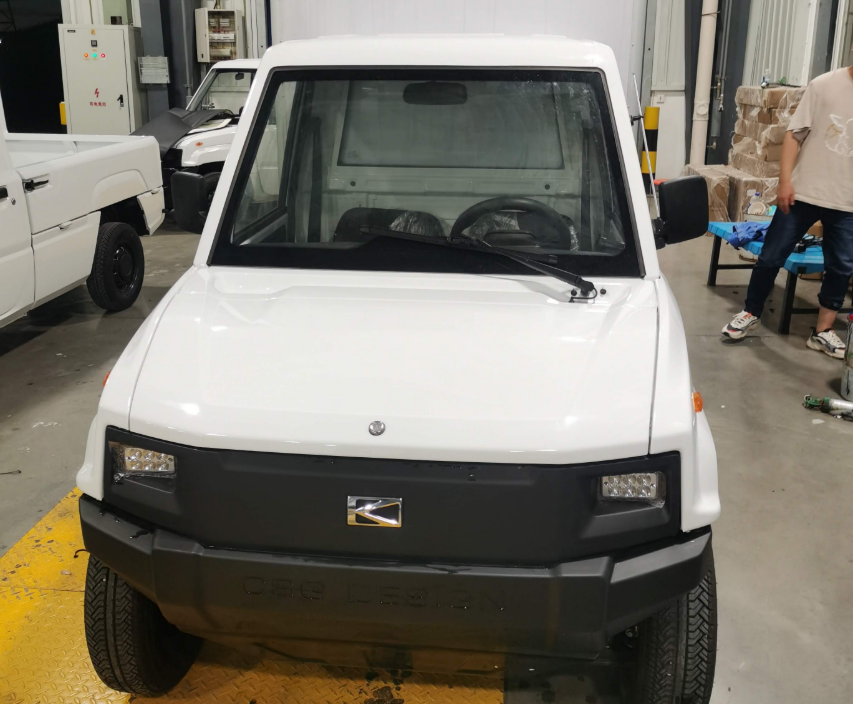 Electric Truck Pickup Cargo Vehicle Closed Cargo Box Lead-Acid Batteries Mission Pickup